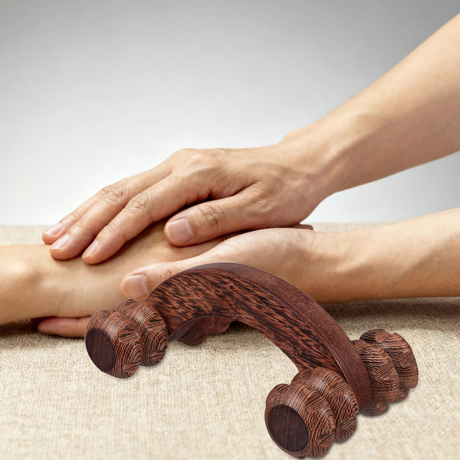 

1pc Wood Muscle Relax Massager High-Grade Wooden Roller For Back Neck Arm Full Body Pain Relief Manual Massage Tool Yoga