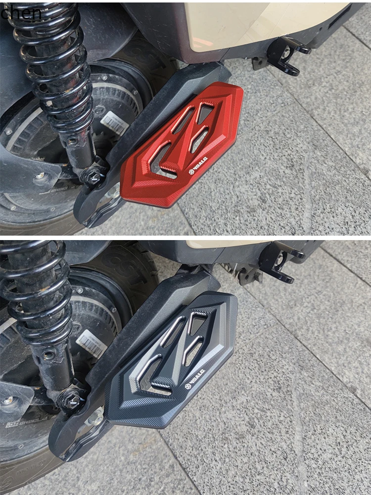 

QZT Electric Scooter Aluminum Alloy Modified Rear Foot Pedals Footboards Both Sides