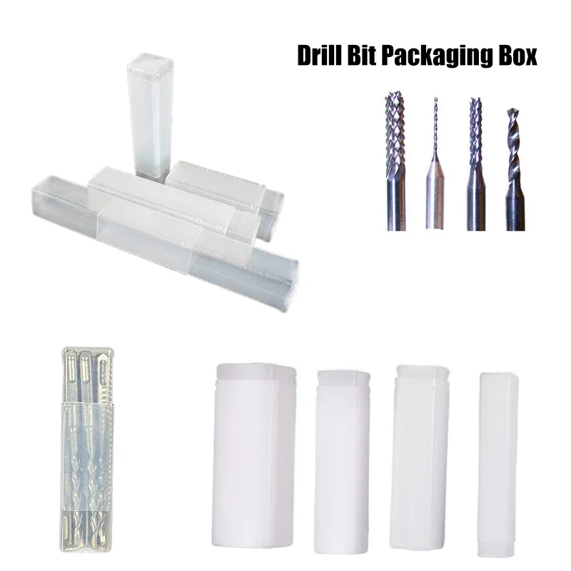 Square Packaging Box Milling Cutter Box Drill Bit Packaging Box Accessories Parts Storage Box Telescopic Box For Milling Cutters