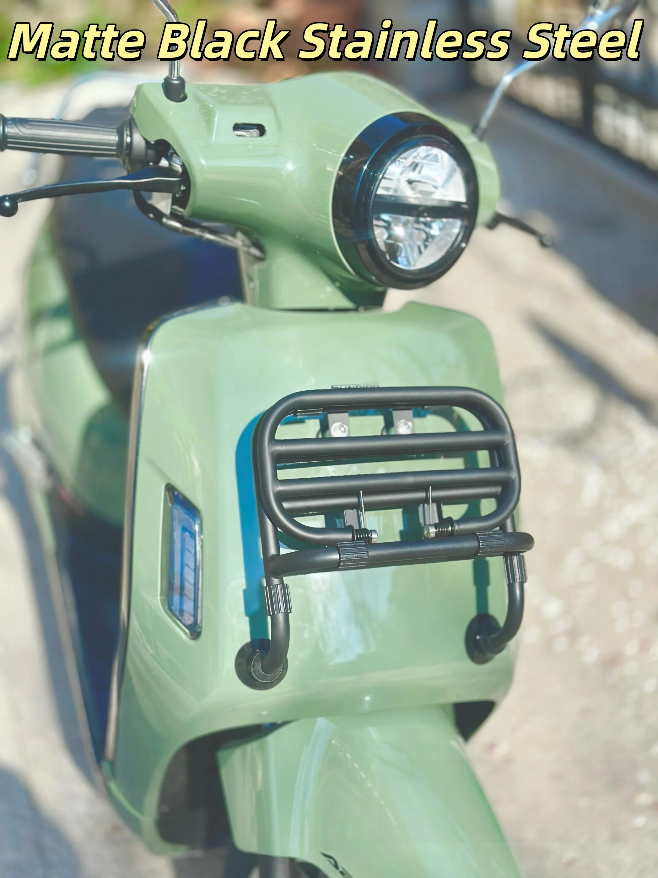 For Stainless steel foldable front rack/bag carrier for 2025 Xindazhou Honda NS125LA (modification accessory)