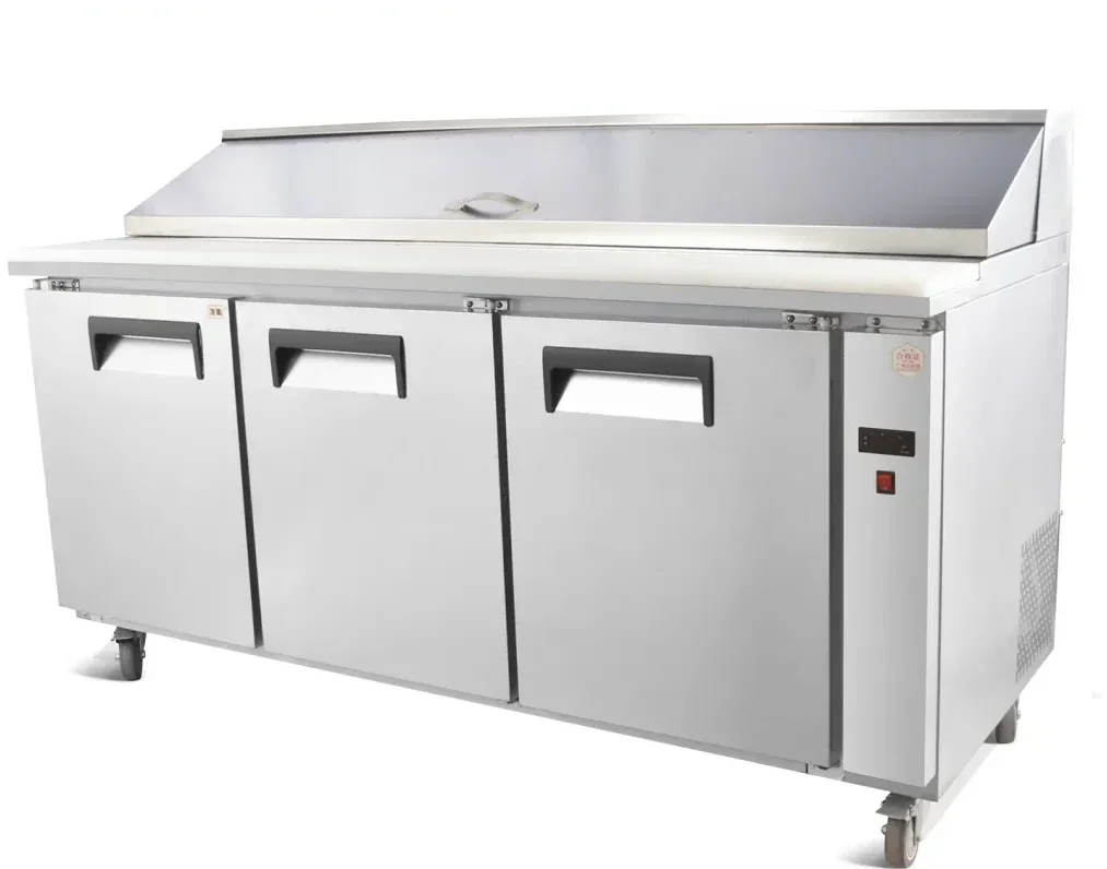 For Commercial Salad Bar Refrigerator Sandwich Counter Chiller Under Counter Refrigerator