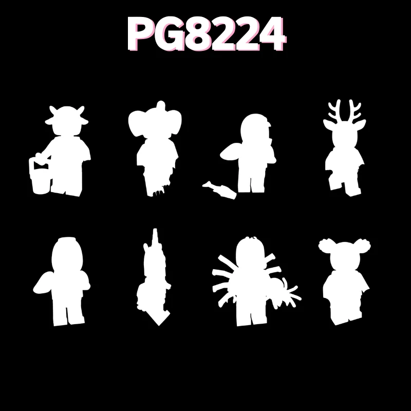 

Фигурки строительных блоков Disney PG8224, включая корова, слон, миликан, лось, ледяной орл, единорог, популярный коллекционный креативный подарок