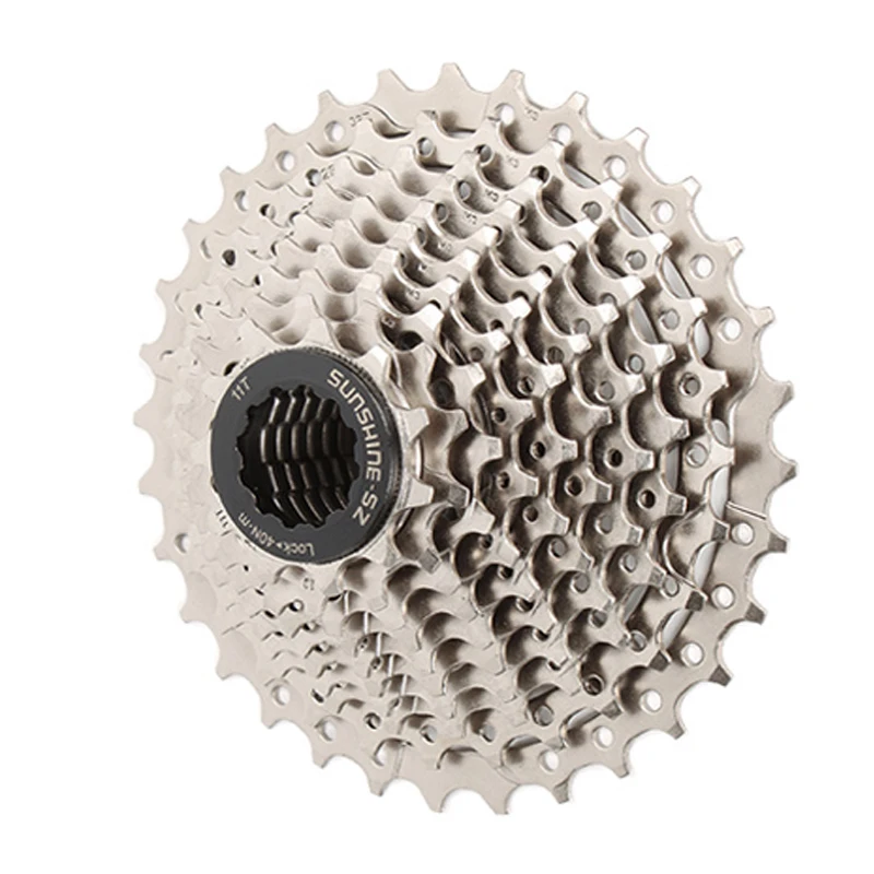 SUNSHINE Road Bike Cassette 8 9 10 11 12 Speed 11-23T/25T/28T/30T/32T/34T/36T Bicycle Flywheel Sprocket for Shimano HG Hub Parts