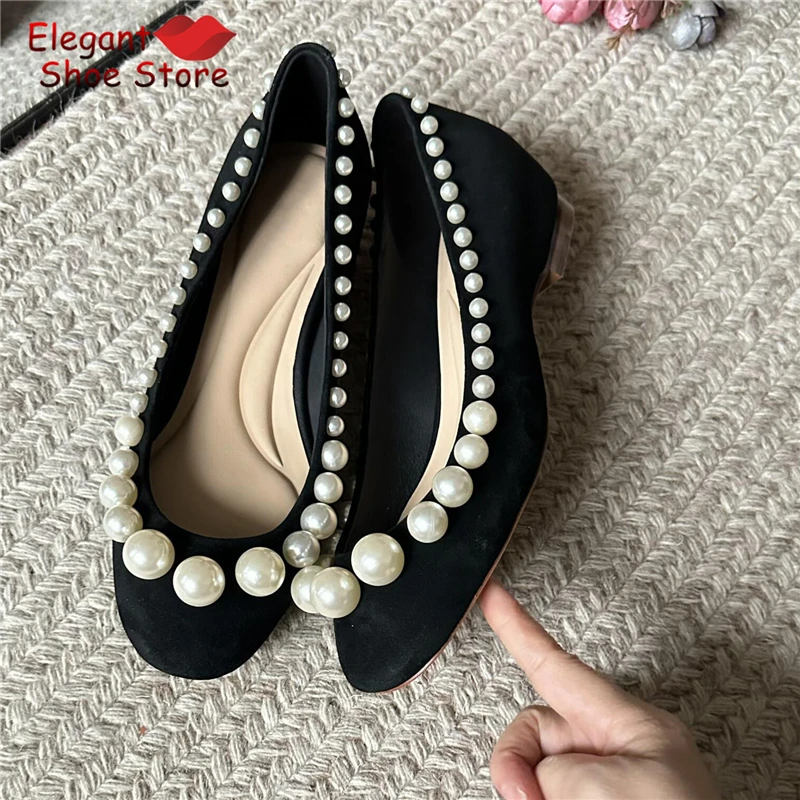 รองเท้าส้นเตี้ยแบบเรโทรประดับม - Women Shoes Elegant บทวิจารณ์และราคา