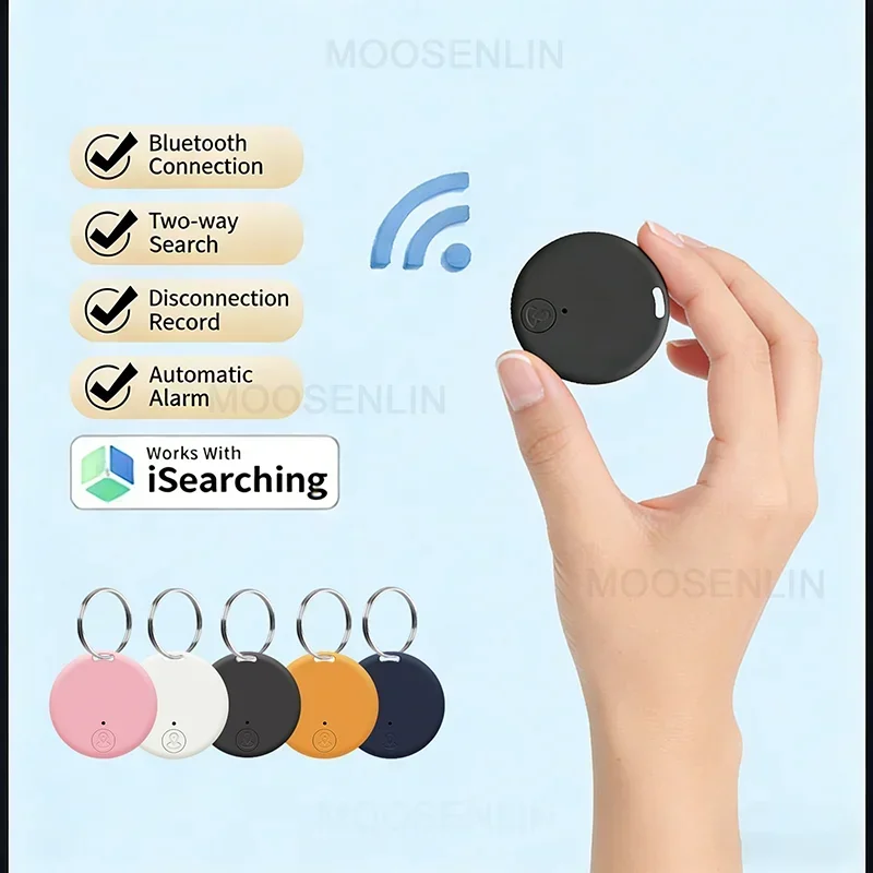 Bluetooth Smart Tracker Tag Locator, Compatible with iOS Android , Anti-Loss Device for Keys Wallet Luggage Pets Item Finding