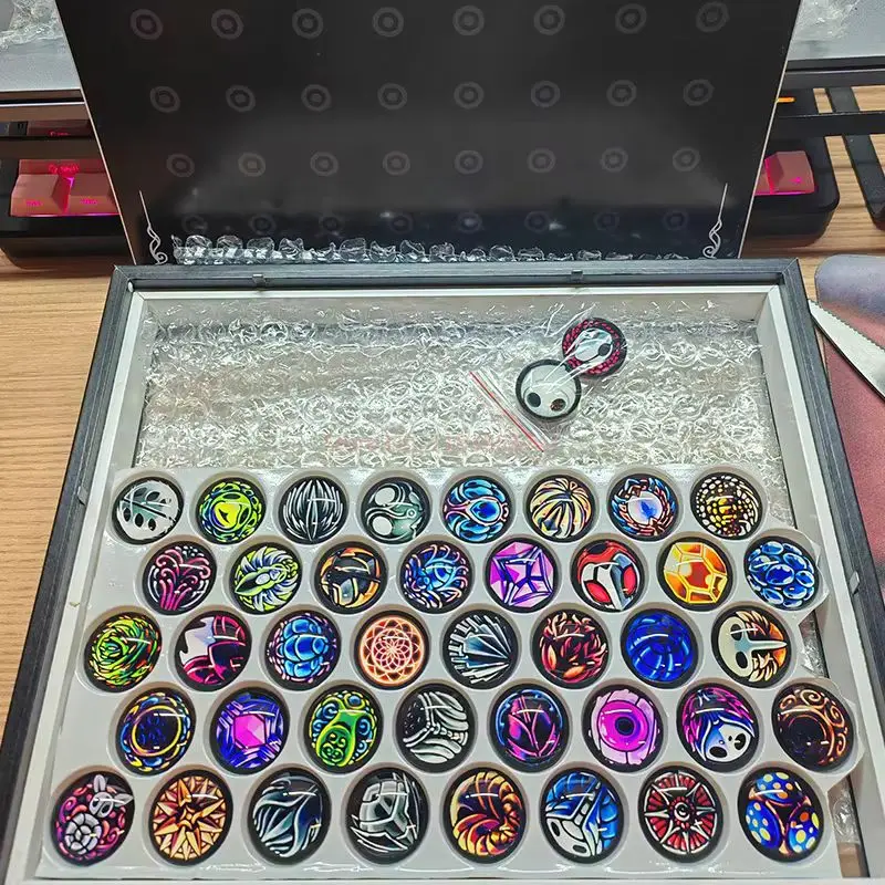 Magnetische Talisman Hollow Knight Collectible Mini Ornament Game Action Toy Figure - Beschermend randcadeau voor verzamelaars