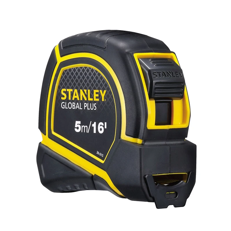 Stanley 30-615-23 GlobalPlus Metric and Inch Measuring Tape, High-Precision 5-Meter Carpentry Measuring Tape.