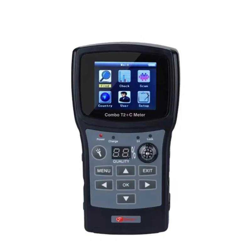 

Gecen SF-710T Digital Satellite Finder 47-862Mhz For DVB-T DVB-T2 DVB-C EU Plug