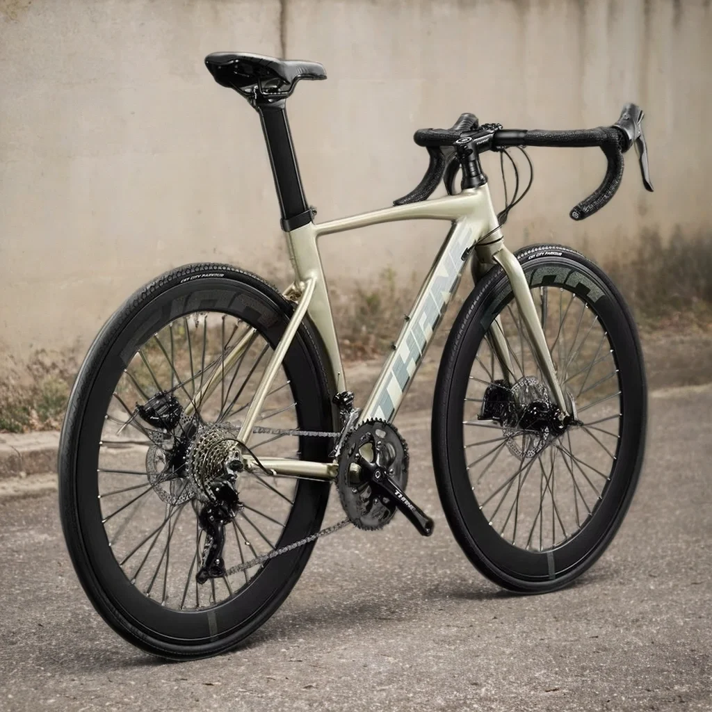 700C дорожный велосипед с изогнутой ручкой, 27-скоростной масляный дисковый тормоз, гравийный велосипед, сверхлегкая рама из алюминиевого сплава для взрослых, дорожный гоночный велосипед