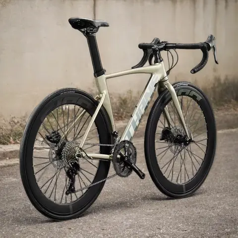 Bicicleta de carretera con mango curvo 700C, freno de disco de aceite de 27 velocidades, cuadro de aleación de aluminio ultraligero, bicicleta de carreras de carretera aldult