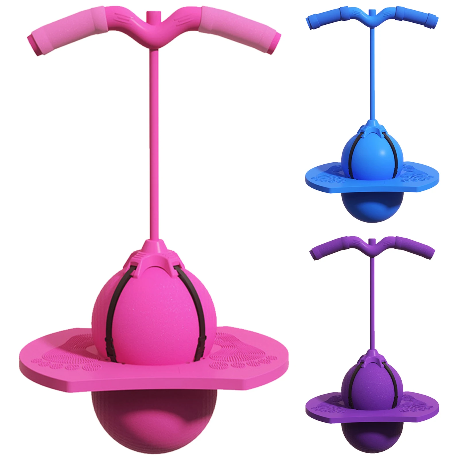 

Доска для прыжков с ручкой и насосом, игрушка для прыжков в высоту, балансировочный мяч для детей, мальчиков и девочек, для игр в помещении и на улице