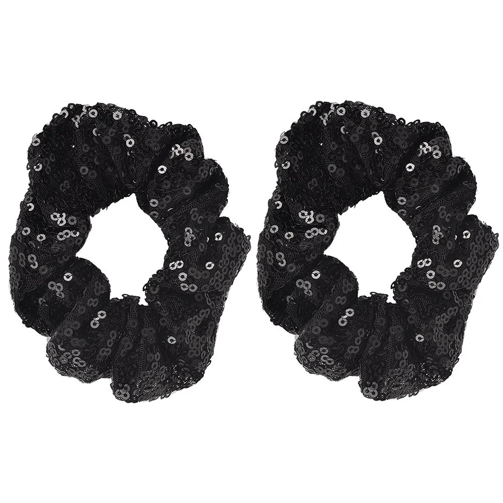 Womens Hair Accessories Christmas Sequin Tie Head Band Scrunchies Bannana Clips for