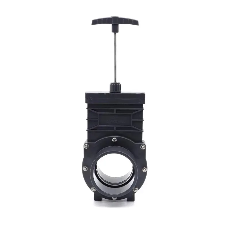 UPVC Sliding Gate Valve Spigot Valve Assembly for RV Trailer Waste Water Drainage System