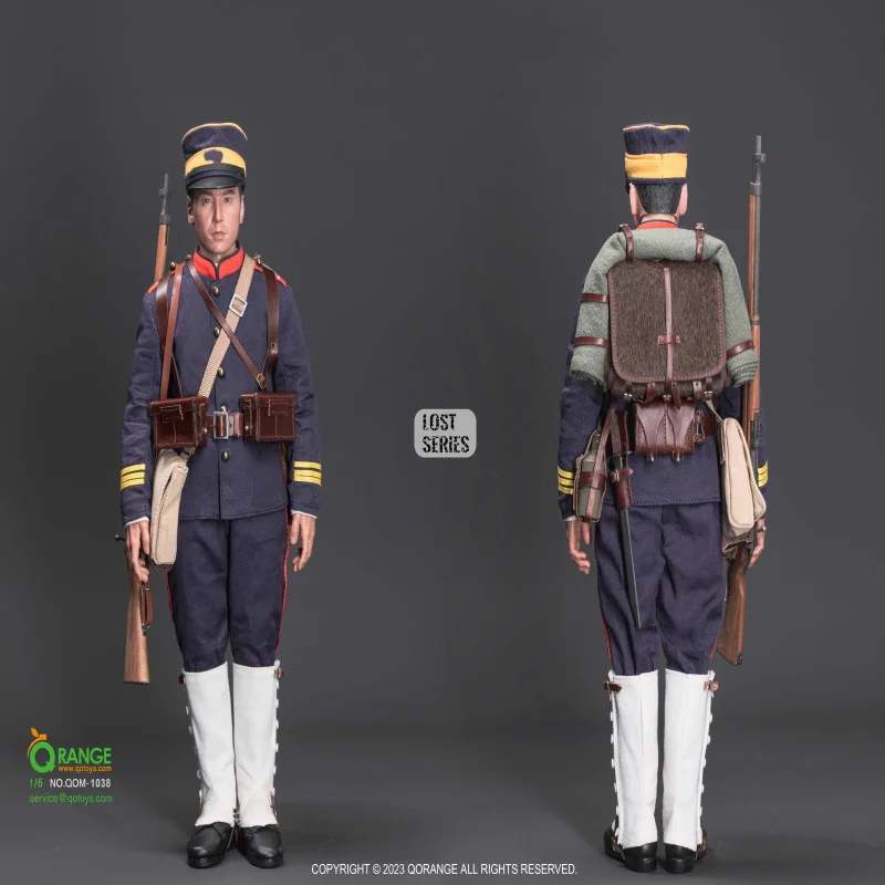 QOTOYS QOM-1038 1/6 Soldat 27e Escadron à Lushunkou Vêtements Et Armes Ensemble Modèle Jouet Fit 12 "Action Figure En Stock