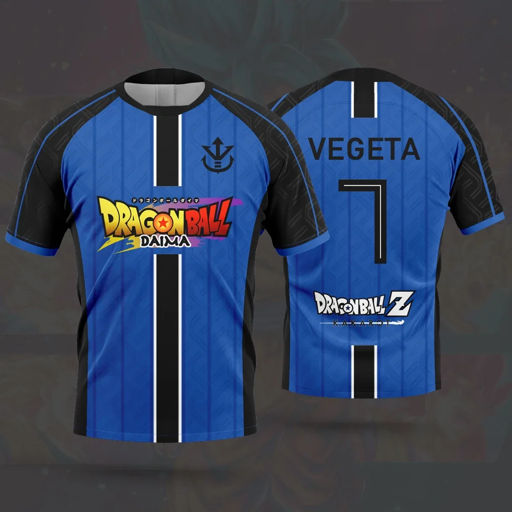 2026 Sommer Dragon Ball Daima T-Shirt 3D-Druck Vegeta Übergroßes Lockeres Atmungsaktives Gym Streetwear Unisex-Shirt für Erwachsene und Kinder