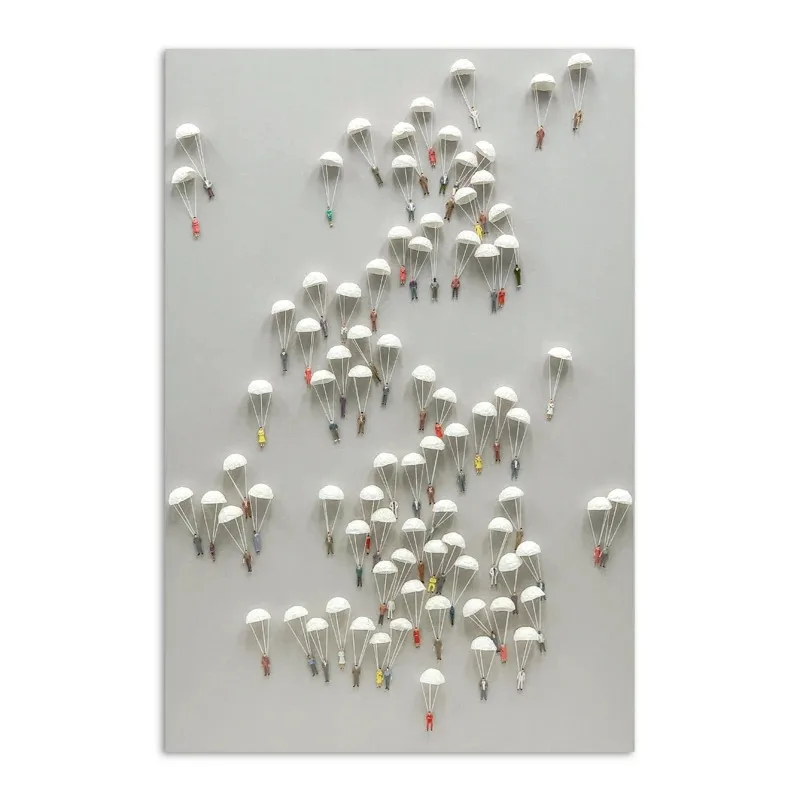 

Modern Mural Mixed Media Artwork