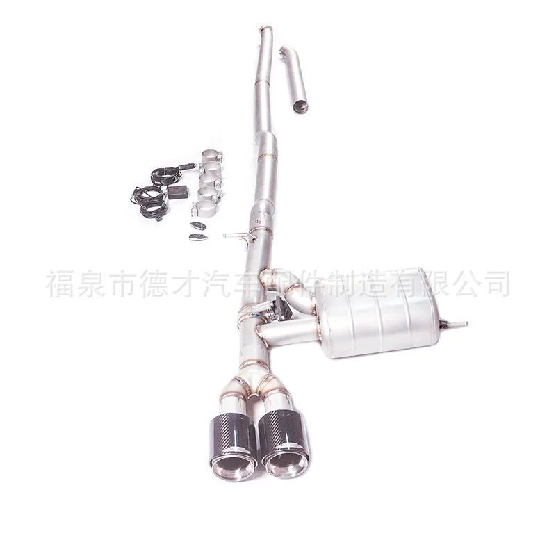 

Suitable for BMW MINI JCW 2.0T changed to GFC middle and tail single drum single valve exhaust system sound wave