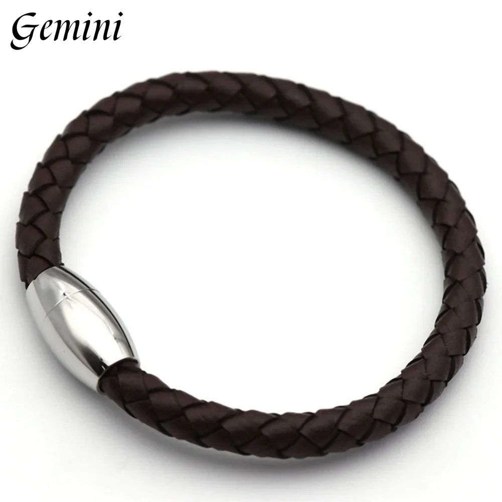 10pcs Stainless Steel Magnetic Clasps 6mm Hole Leather Cord Bracelet Magnet Lace Buckle Necklace DIY Jewelry Making Accessories