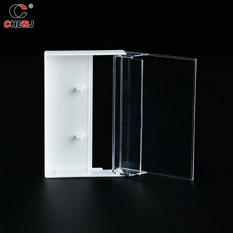 1pcs Practical Recording Blank Cassette Case Audio Storage Box Transparent Plastic Packaging Box Accessories