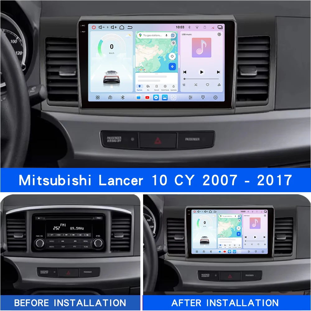 Car Radio Android Auto for BMW Mini Cooper R56 R60 R51 2006 - 2015 GPS Carplay Navigation Stereo DSP BT DVD Multimedia Player