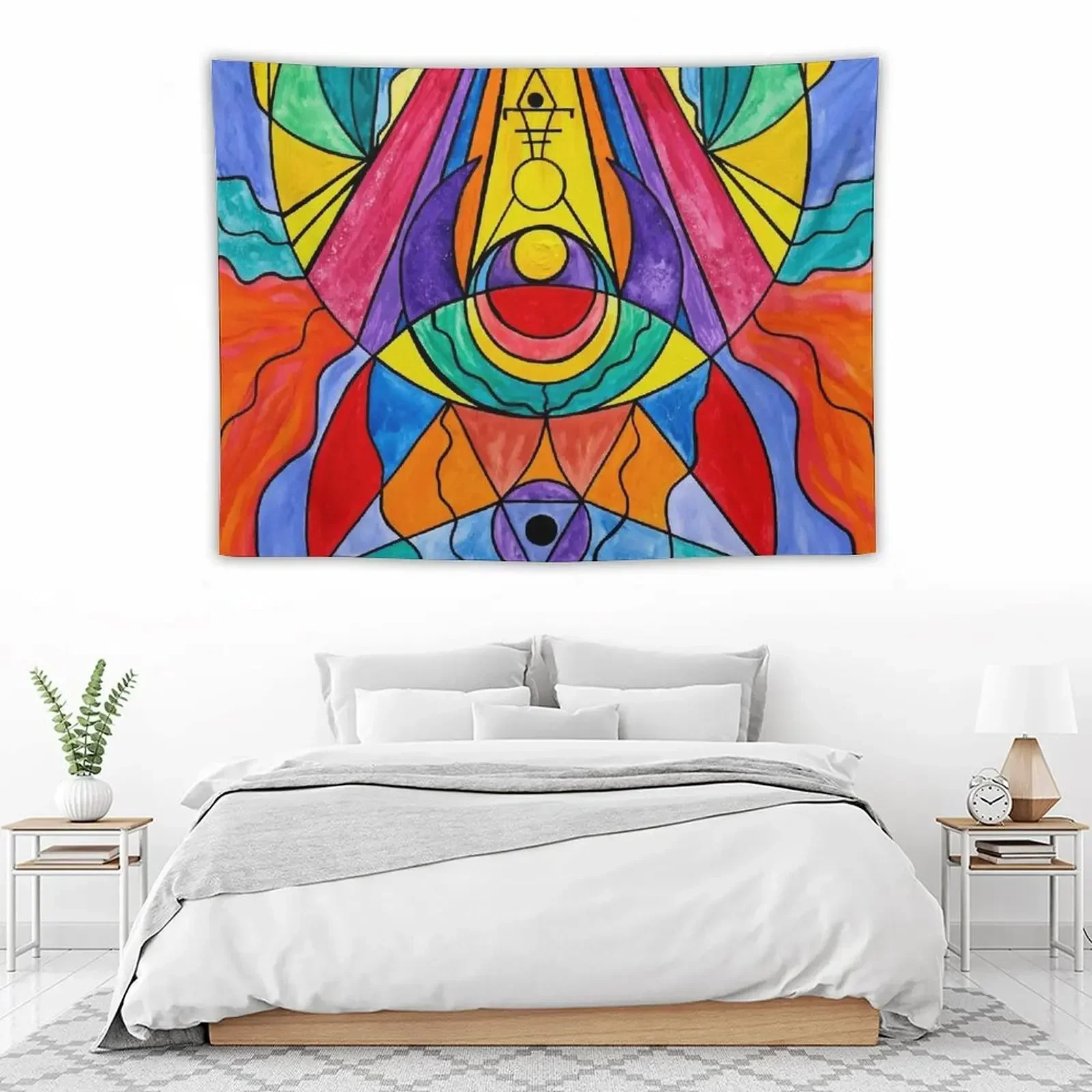 

Arcturian Insight Grid Tapestry Bedroom Organization And Decoration Room Decor For Girls For Bedroom Cute Room Things Tapestry