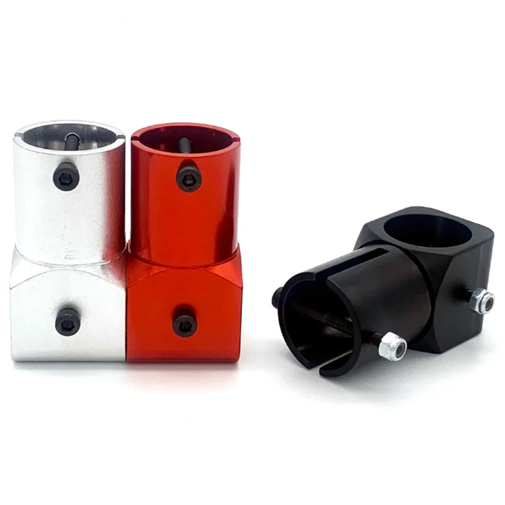 Train d'atterrissage d'avion multi-axes en alliage d'aluminium, trépied à trois canaux 16mm 20mm 25mm 30mm, tube en fibre de carbone, connecteur UAV, 1 pièce