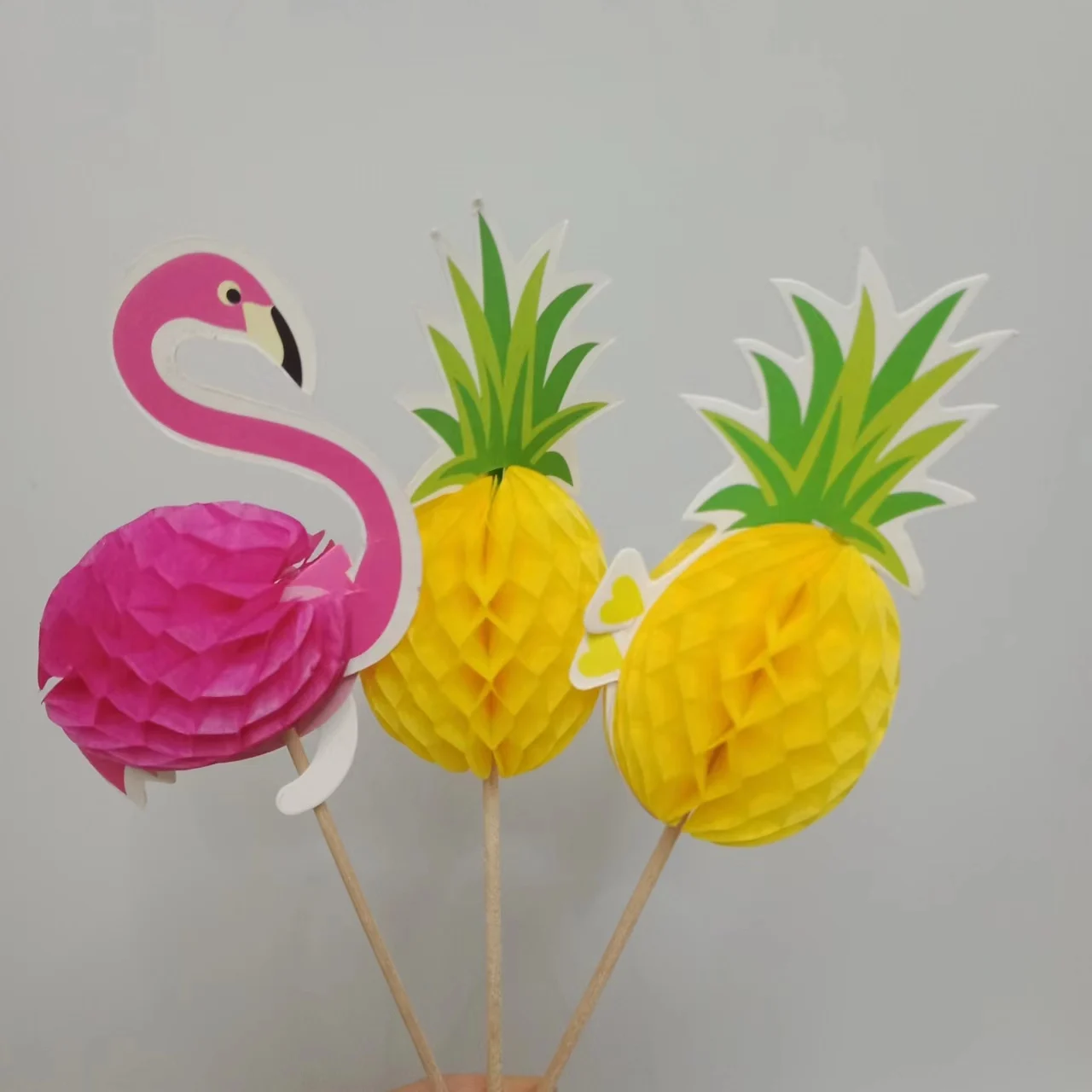 50PCS Coconut Tree Watermelon Paper Umbrella Cocktail Parasols Drink Fruit Picks Cake Topper Birthday Party DIY Home Supplies