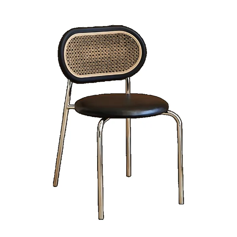 

Customizable Set Of 2 Mid Century Dining Chairs Rattan Nordic Ergonomic Accent Dining Chairs Premium Living Room Chaise Design F