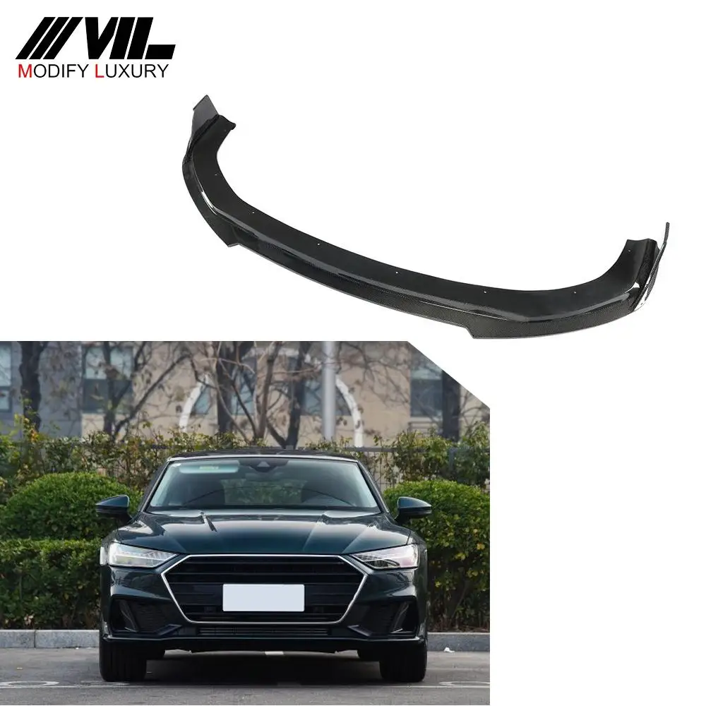 

Suitable for The carbon fiber split lip is Suitable for the Audi S7 A7 SPORTBACK 2019