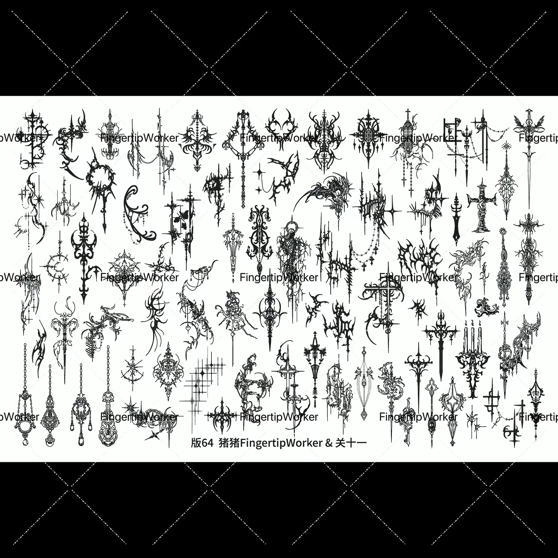 Star Silicone Mold Five-pointed Nail Art Stamping Retro Music Punk Mini Butterfly Phalaenopsis Lace 3D Silicone Nail Mold