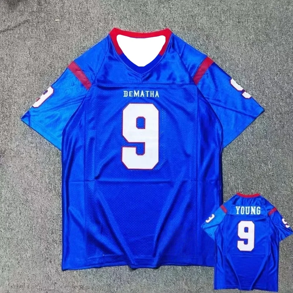 

2025 American Hiphop Football Jersey Men's Hip-hop Short-sleeved Loose Top Sports 3D Printing Moto T-shirt Hip-hop Breathable