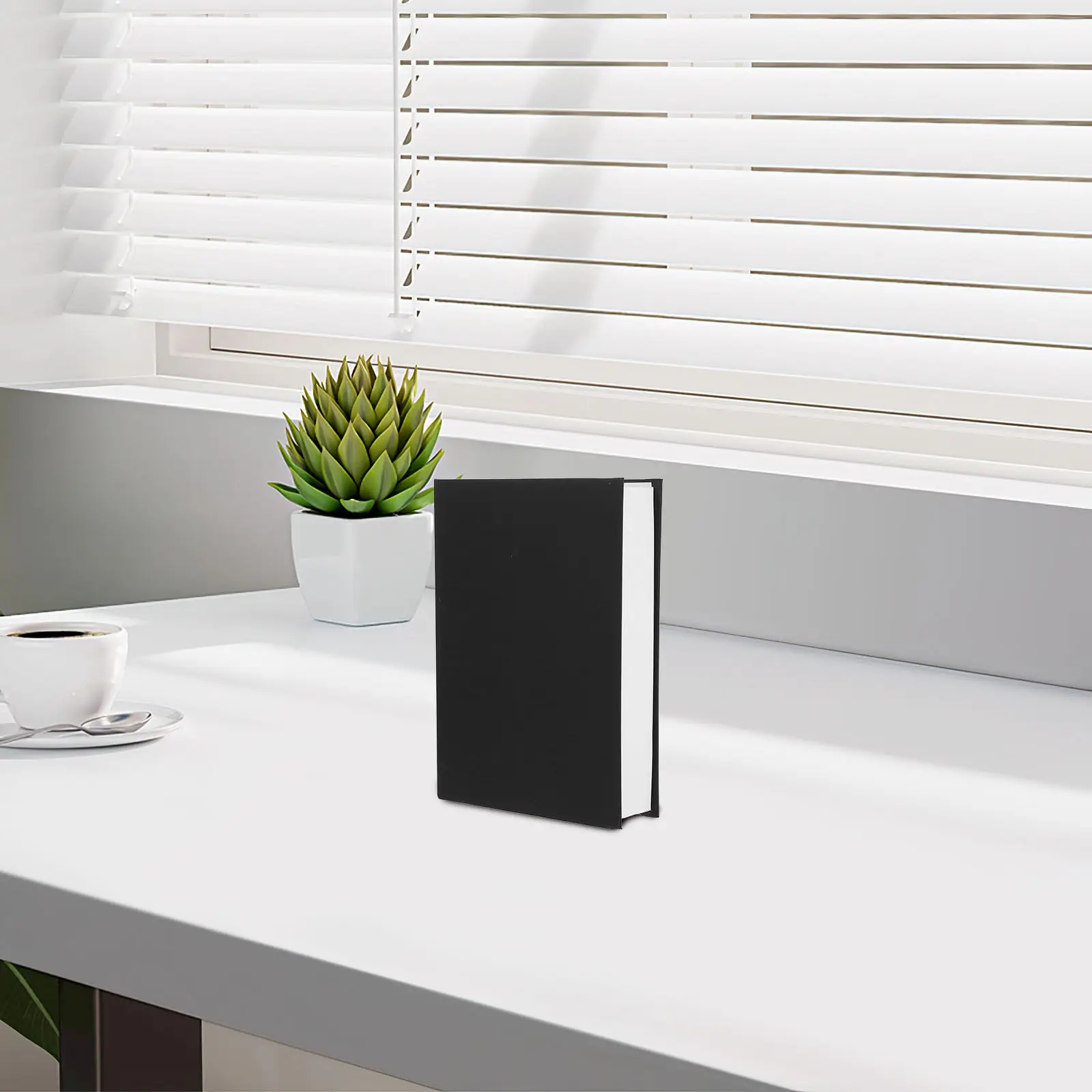 Decorative Book Shaped Box Faux Vintage Storage Container Discreet Hidden Interior for Jewelry Photos Mirrors Bookshelf Desk