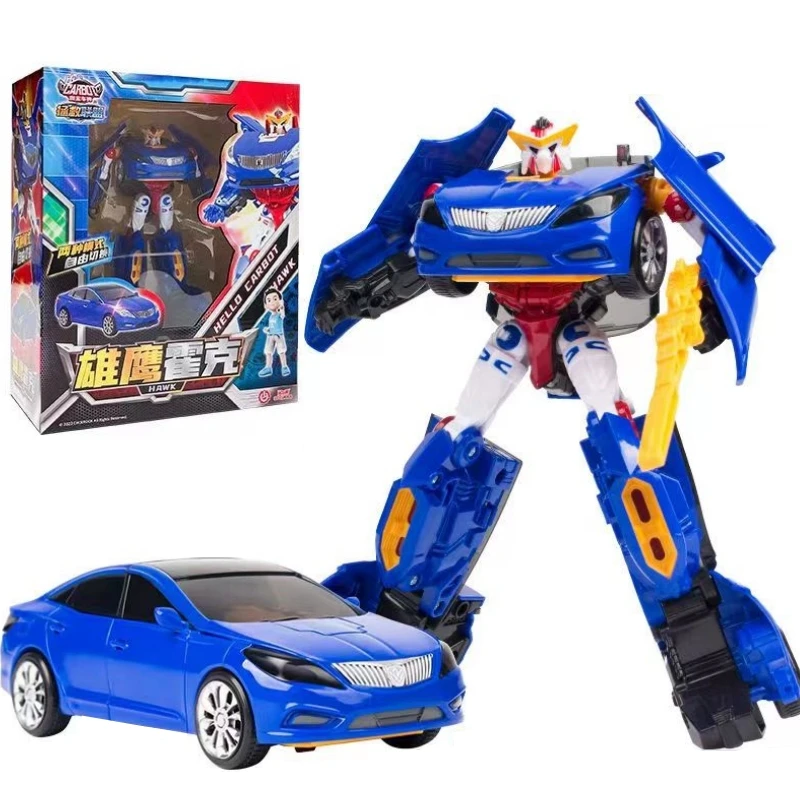 Korean Cartoon Anime Elite Version Carbot Deform Robot Transformation Car Action Figure Mecha Auto Kids Boy Toys Birthday Gifts