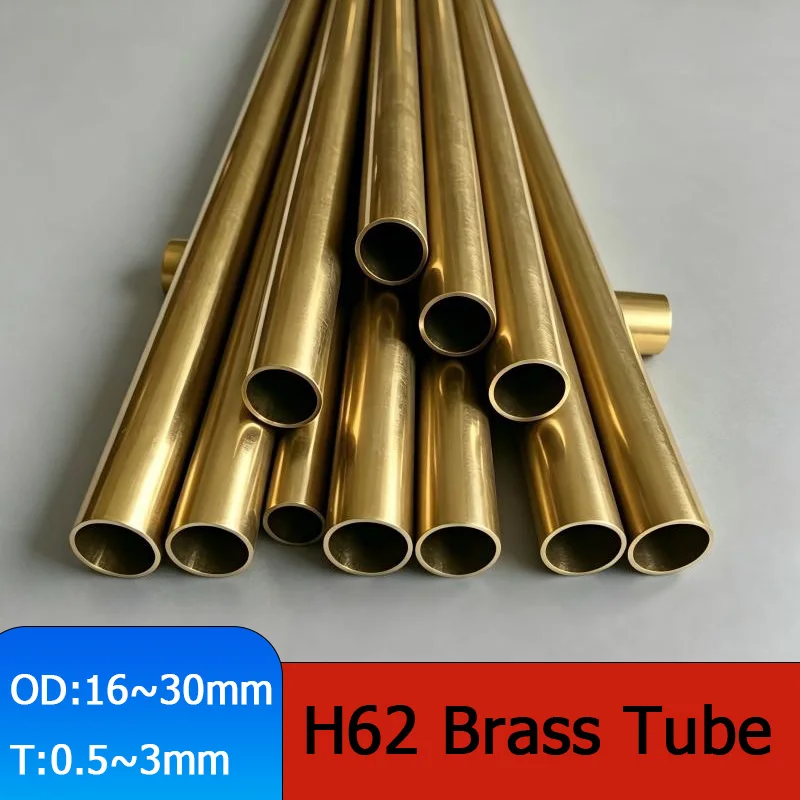 

1pcs H62 Brass Tube DIY Length 500mm Brass Round Tube Tube Round Dia 16/17/18/19/20/21/22/23/24/25/2627/28/29/30mm