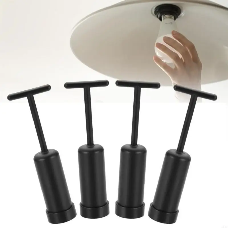

Set of 4 Lamp Holder Tool Light Socket Removal Tool Plastic Texture Suitable for Efficient Light Fixture Maintenance
