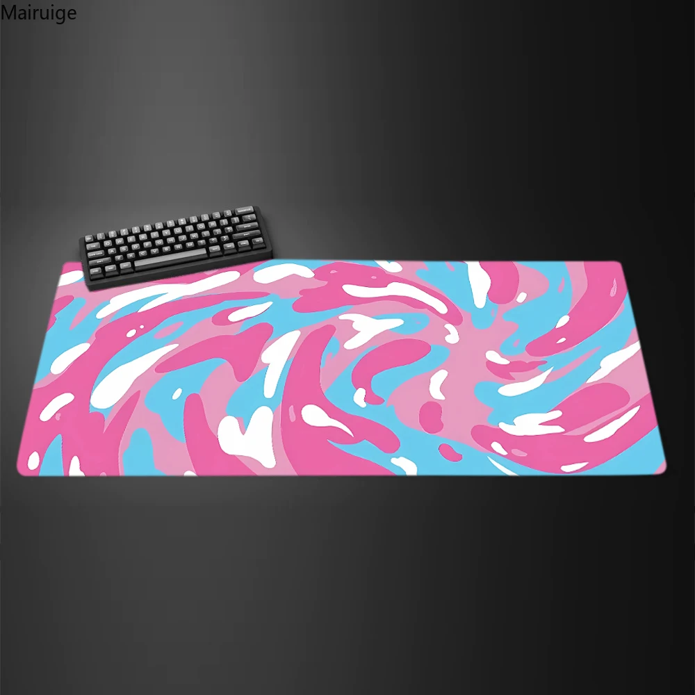 Strata Liquid Art Mouse Pad Computer Laptop Anime Keyboard Mouse Mat Xxl Large Mousepad Keyboards Gamers Decoracion Desk Mat