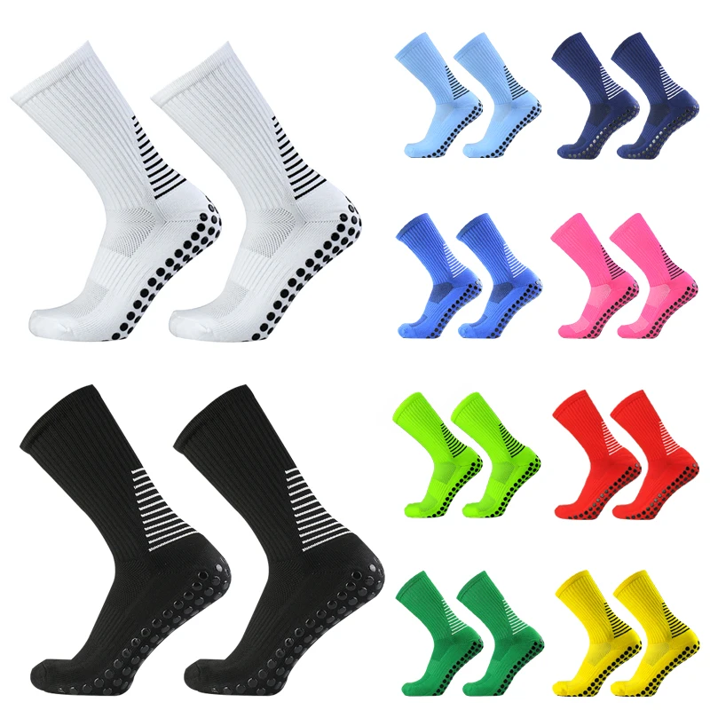 

New Line Anti slip soccer socks Silicone Grip Sports Socks for Men and Women Outdoor Sports Running Football Socks