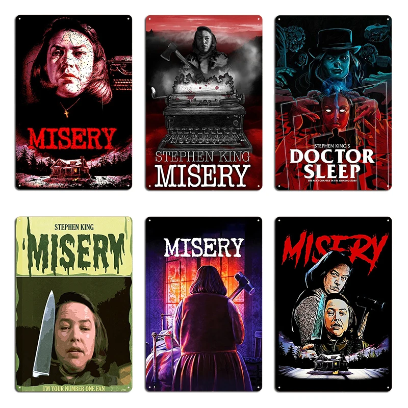Misery Horror Story doctor sleep Fan Art Movie Poster Metal Plaque Wall Custom Personalized Create Mural Garage Tin Sign Poster