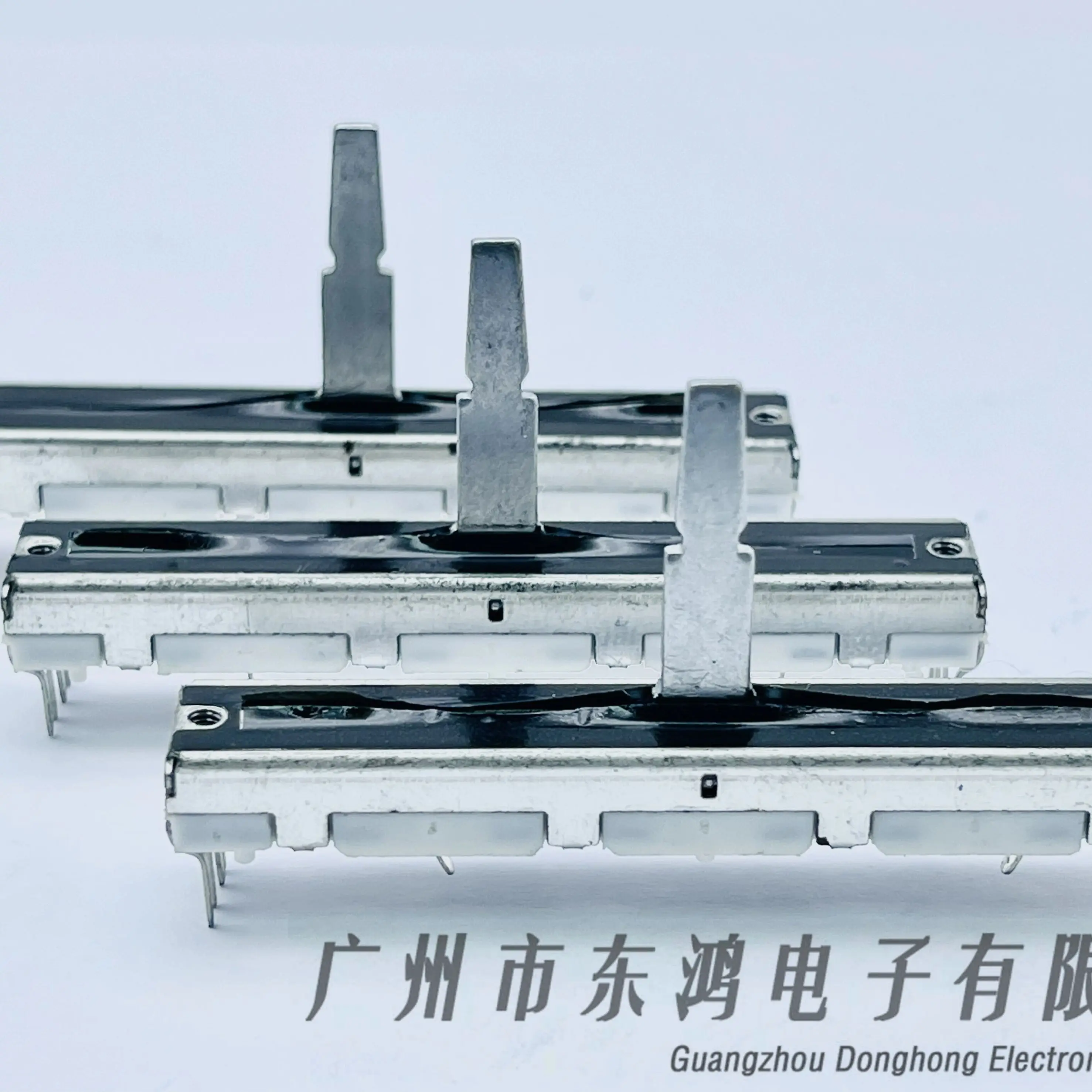 Premium dual B10K×2 with center positioning 60 straight slide potentiometer  volume 4 4 axis length 15mm