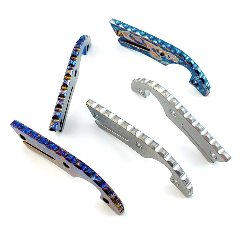 NEW 6 Colors Knife Accessories Titanium Backspacer Liners For Spyderco Endura4 C10 Knives Backbone Back Spacer DIY Making Parts
