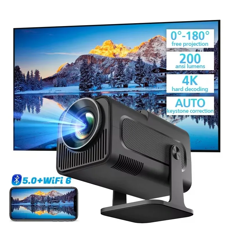 

Led Projector Cinema Beamer HD Home Theater Video Projector Portatil Smart Android Proyector 4k