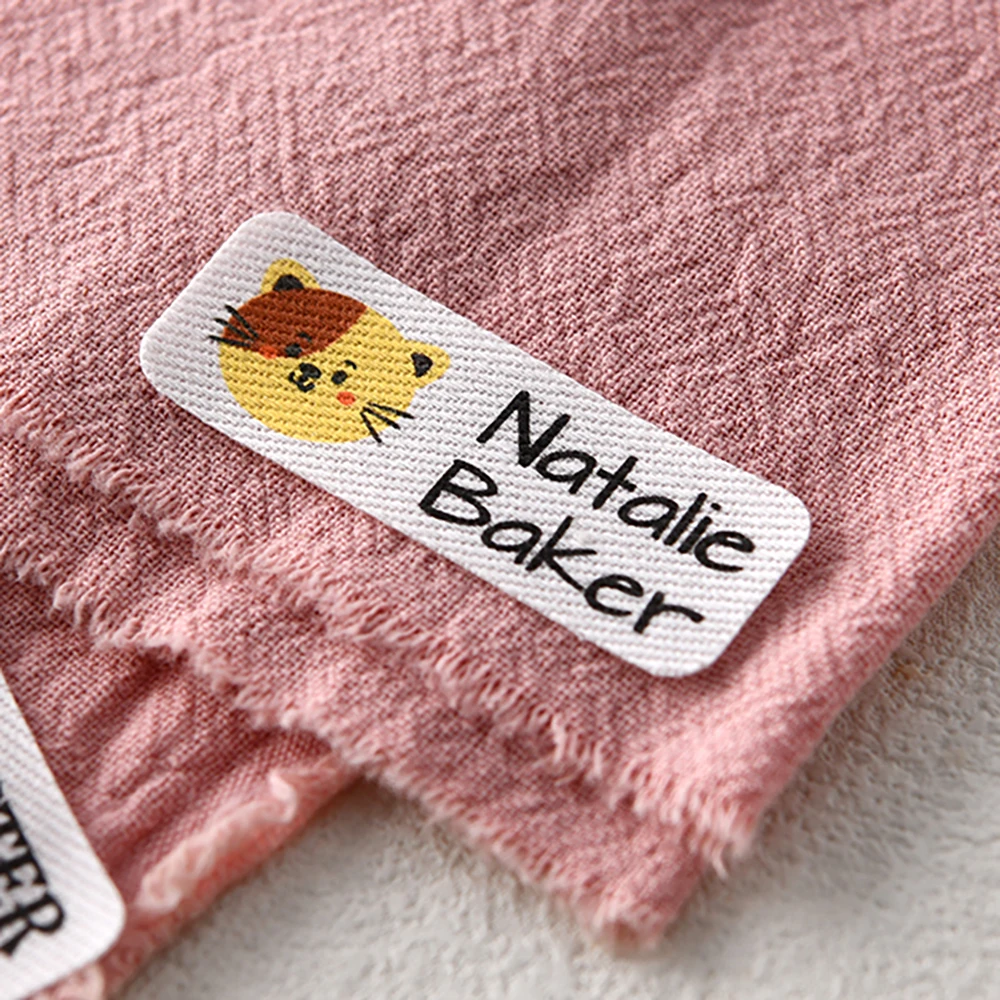 84PCS Custom Iron on Cotton La - Sewing Labels ulasan dan harga