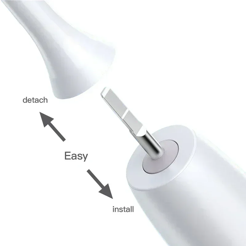 진공 밀봉 포장된 전동 칫솔 교체 헤드, Oclean X PRO Z1 F1 One Air 2 SE 용 브러시 헤드, 4 개 6 개