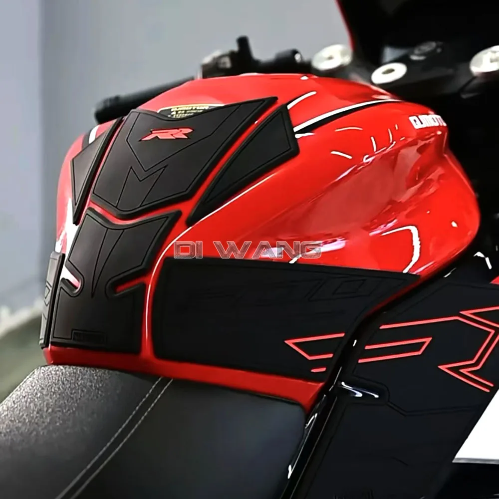 Motocicleta Side Fuel Tank Pads, Protetor Adesivos, Decalque, Joelho Grip Tração, QJMOTO, SRK600RR, RRSRK, SRK, 600 RR, SRK, 600RR