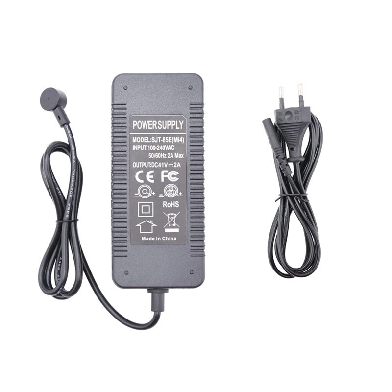 

41V 2A Battery Charger For Xiaomi Electric Scooter 4 Mi4 / 4 Pro Power Adapter With Magnetic Charging Port Easy To Use EU Plug