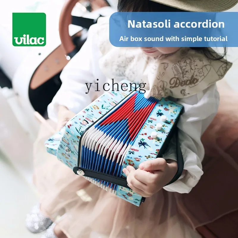 ZZ – accordéon musical pour enfants, Mini Instrument d'éveil, jouet d'entrée, cadeau pour garçons et filles de 3 ans