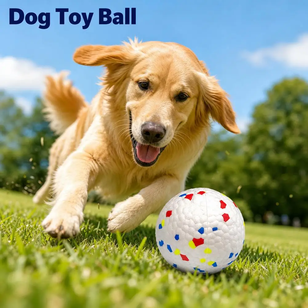 Indestructible EPTU Dog Ball: Extreme Chew-Proof Bouncing Fetch Toy for Aggressive Chewers, Interactive and Boredom Relief