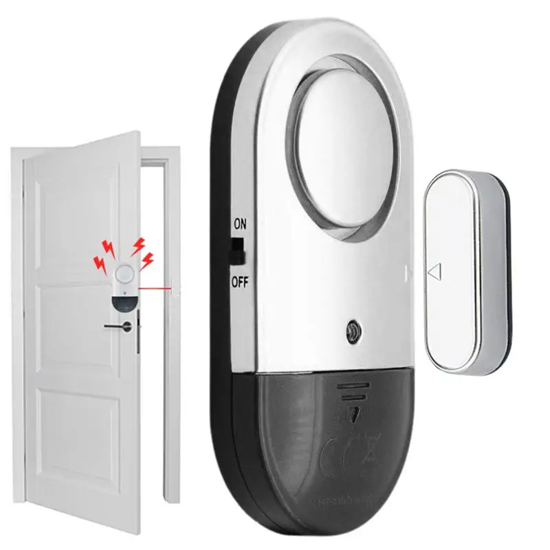 Wireless Door Window Sensor Home Alarm 120dB Anti-theft Magnetic Burglar Detector Kit Automation Residential Security Protection