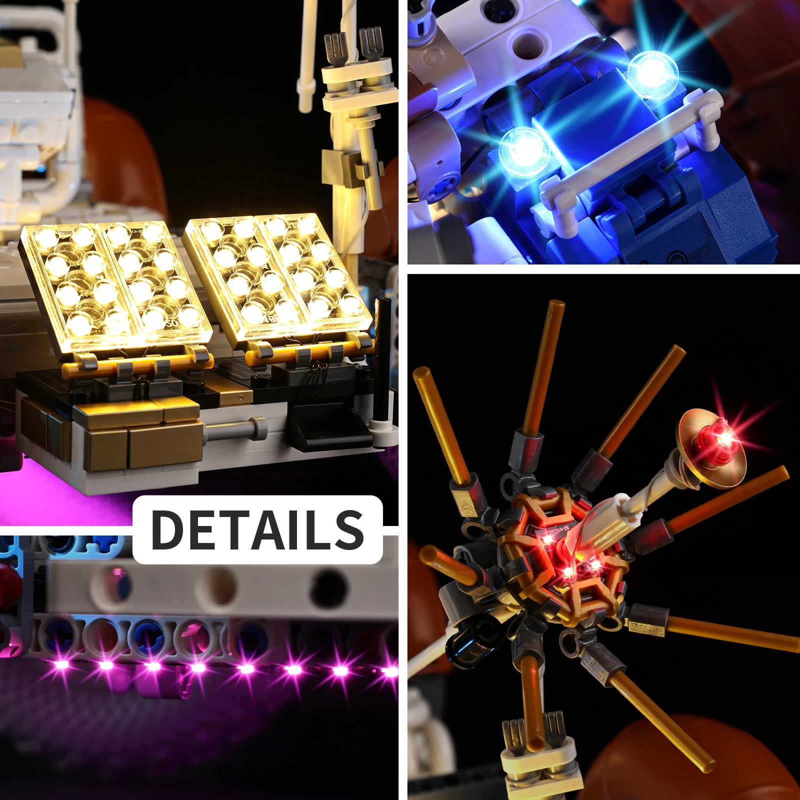 

Комплект светодиодной подсветки для LEGO NASA Apollo Lunar Roving Vehicle - LRV 42182