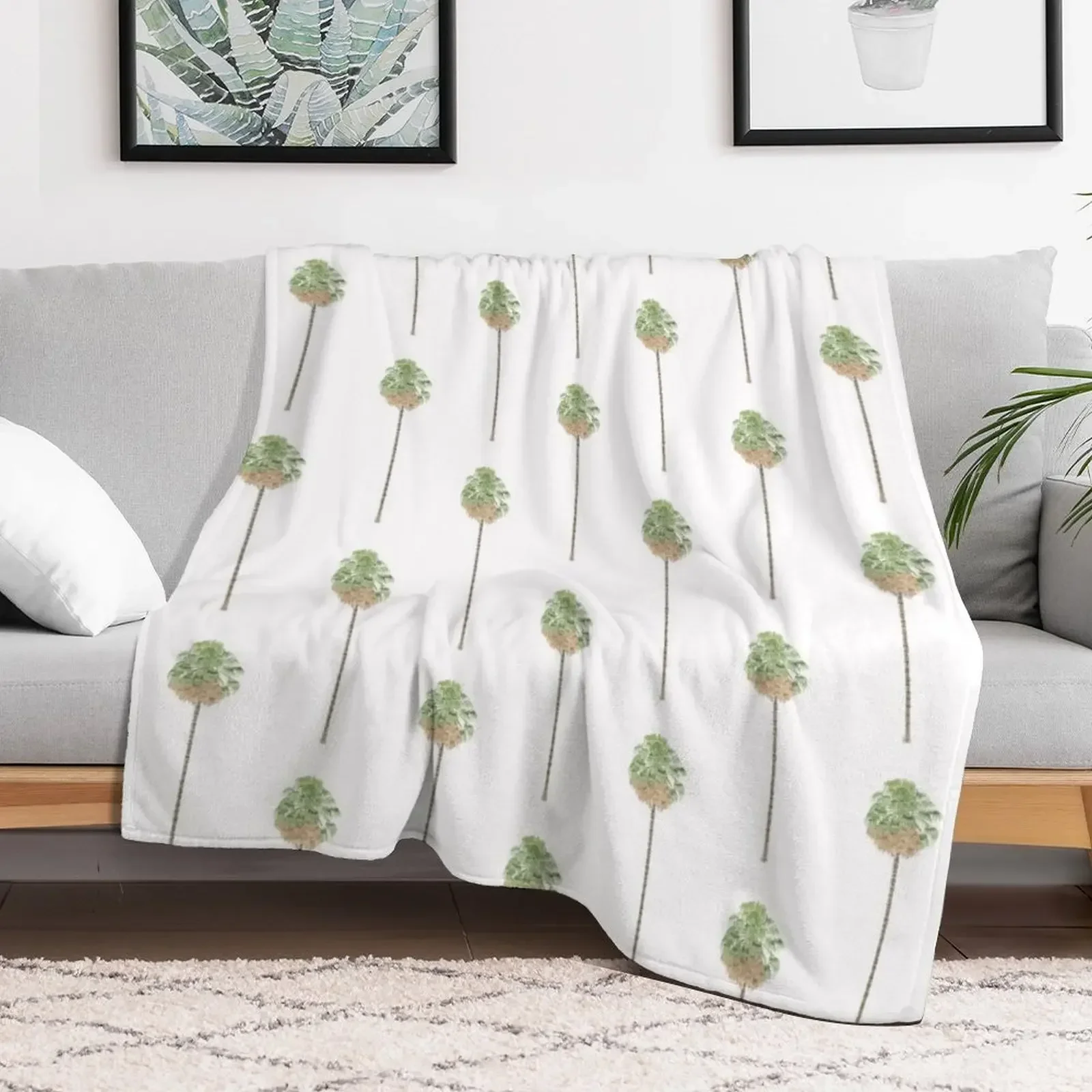 Australian Cabbage tree palm Throw Blanket Giant Sofa Comforter Blankets